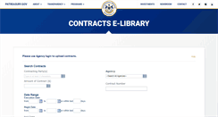 Desktop Screenshot of contracts.patreasury.gov